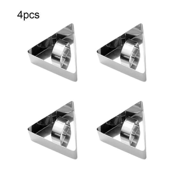 4 Stykker Kageform Sortiment Non-stick Mousseform Bageværktøj Round