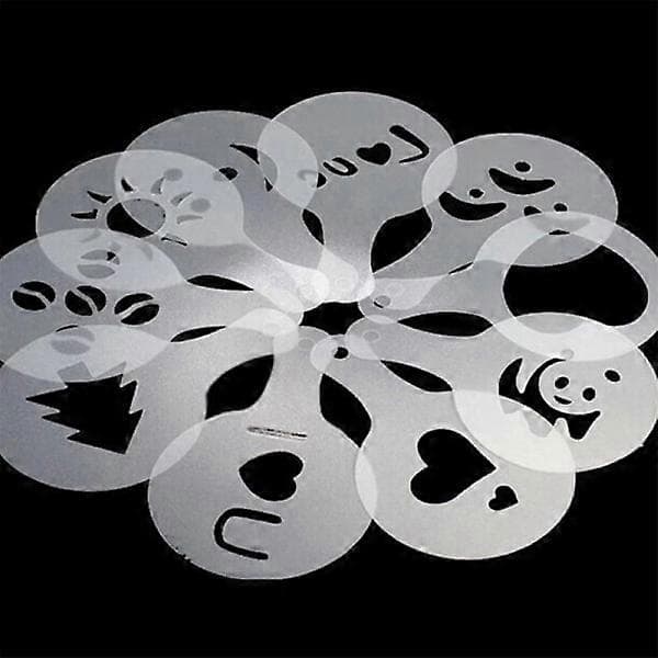 32 plastik blomsterforme til kaffeudskrivning