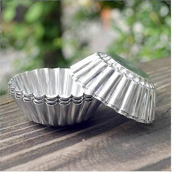 100 Bakformar i Aluminium för Kakor, Muffins, Pajer
