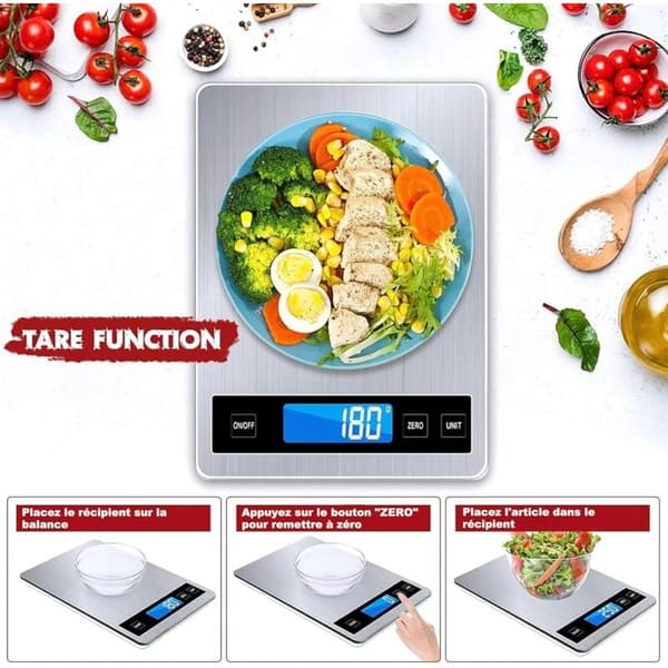 Vanntett vekt 3 kg/0,1 g