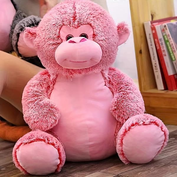 Mjuk leksak liten apa docka söt trasdocka elefant docka sovande gorilla barns födelsedagspresent