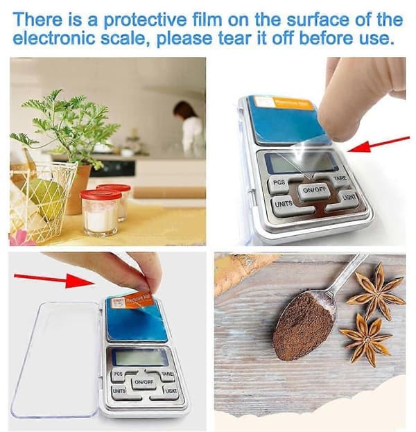 Getit Precision-keittiövaaka, Betterlife Electronic, taskukoko Aquaforgella