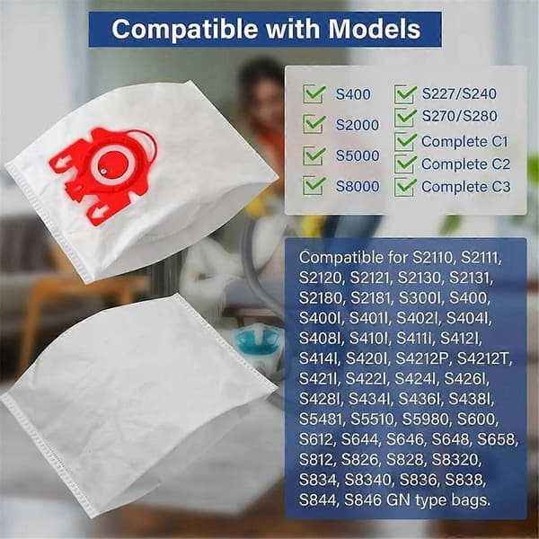 Til GN Støvsuger Complete C3 / Complete C2 / Classic C1 / S400 / S600 / S800 Støvsugerpose Tilbehørsdele