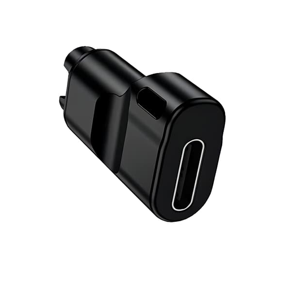 USB-C-lataussovitin Garmin-kellolle, musta, tiedonsiirto, kompakti