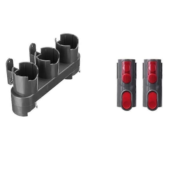 Tilbehørsholder med 2 stk/sæt adaptere til V6 V7 V10 V11 støvsugertilbehørsholder docking