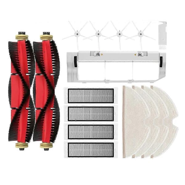 För S5 Max, S6 MaxV, S4 Max, E2, E3, E4, E5, 1S, SDJQR01RR Rulle Sidoborste Filter Mopp Dammsugare Delar