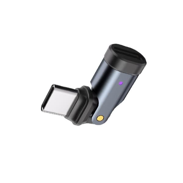240W USB-C til USB-C-adapter, 180° roterbar, hurtiglading, kompatibel med Huawei Samsung Apple