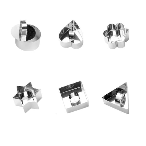 4 Stykker Kageform Sortiment Non-stick Mousseform Bageværktøj Square