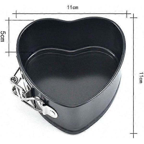 Hjärtformad non-stick springform tårtform