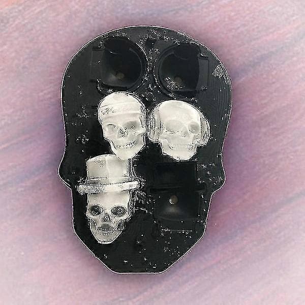 Halloween Hodeskalle Isbitform for Whisky Sjokolade Baking