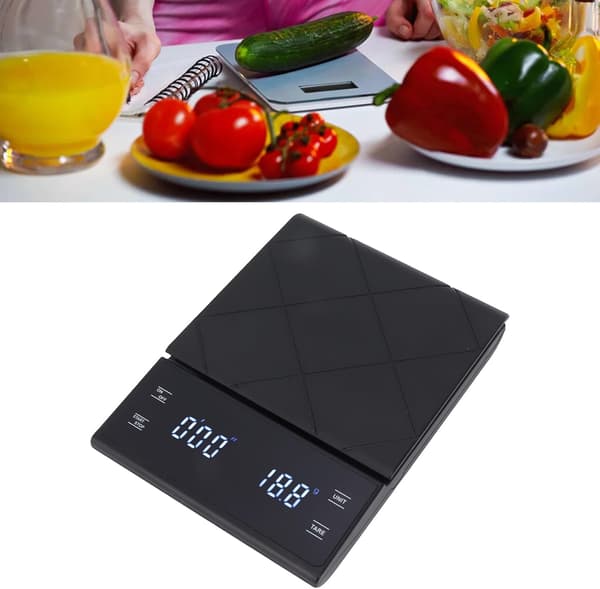 Digitalvekt 3 kg/0,1 g med timer