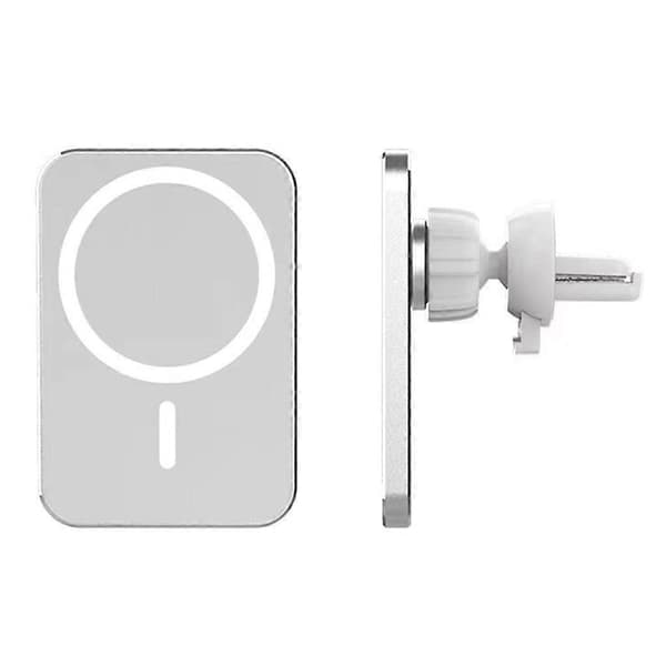 15W Trådløs Bil Hurtigoplader Magnetisk Luftudluftningsmontering til iPhone 12 Mini Pro Max