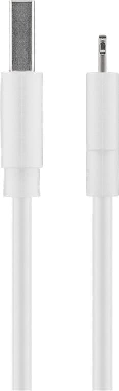 Lightning-kabel 1m hvit, USB-A til Lightning, lading og synkronisering for iPhone iPad
