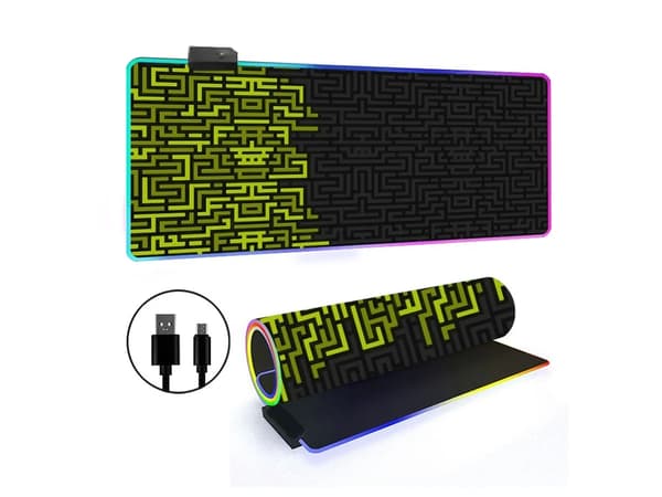 Musematte, RGB-lysende bordmatter, enkle linjer (stil 14, 300*600*3 mm)