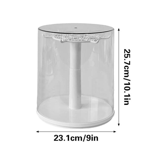 Dockskåp Hängsmycke Display Box Transparent Roterande Handdriven Blind Box Förvaringsställ 5(12)