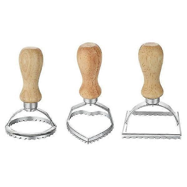 Dumpling Kakform, DIY Kakskärare Kant Blompress Kexform