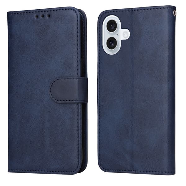 iPhone 17 PU Læder Pung Etui - Flere Farver Blue blue