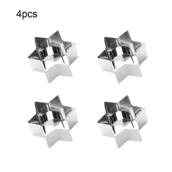4 Stykker Kageform Sortiment Non-stick Mousseform Bageværktøj Hexagon