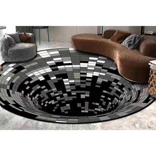 3D Stereosyn Rund Matta (80cm)