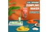 2in1 Dumpling Skin Chapati Maker Press Machine Wrapper Mould Handle Tools Pastry Lightning Yellow