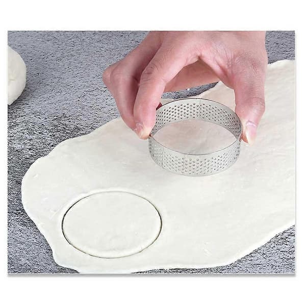 Mousse Kage Ring Universal Hjemmebrug Formningsforme Rustfrit Stål Net Cirkel Bageform Værktøj Bageudstyr Tilbehør 4.5cm