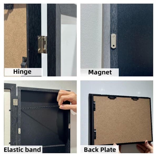 Fotovisningsramme Flip Stand 2 STK A4 Størrelse Bordplate Bildeholder Organizer