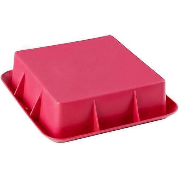 Flexibel Non-Stick Silikon Fyrkantig Kakform Bakverktyg