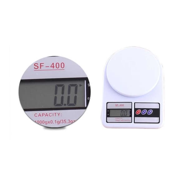 5 kg digital køkkenvægt, LCD-display, rustfrit stål