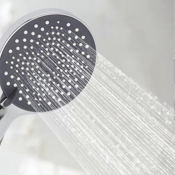 Håndholdt dusjhode vannbesparende høytrykks stor sprinkler dusjsprøyte for baderomselektroplettering