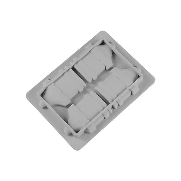4 hull karusell aromaterapi form bærbar 3D silikonformer sjokolade bil dekorasjon stearinlys form bakeverktøy
