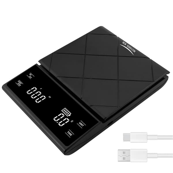 Kannettava keittiövaaka koukulla, ripustettava, LCD-näyttö