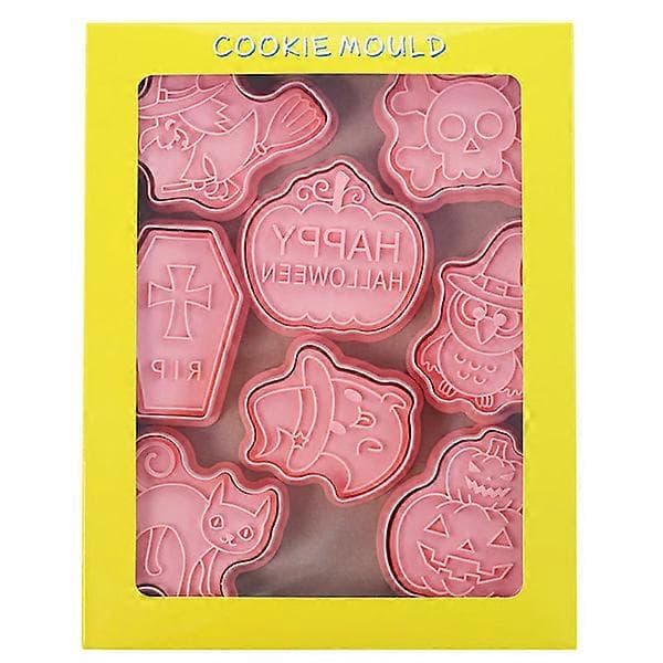Halloween Cookie Cutters - Græskar, Troldmand, Glasur, Bageværktøj