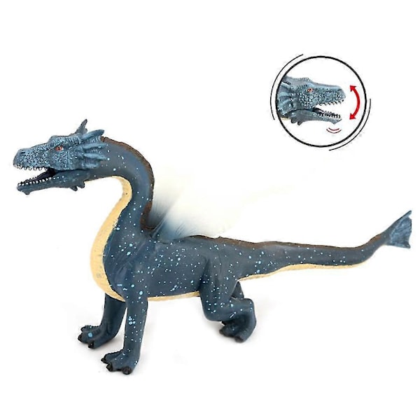 Simulerede børns dinosaurlegetøj sødrage flyvende drage dyremodelpynt