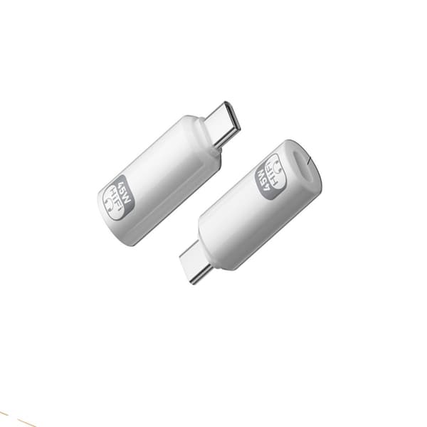 3-in-1 Lightning–USB-C-sovitin iPhonelle, pikalataus ja Hi-Fi-ääni, valkoinen