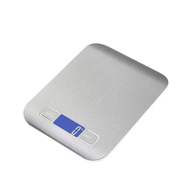 5 kg köksvåg med LCD-display och olika funktioner