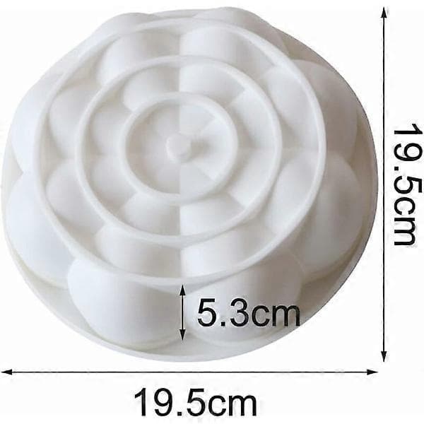 3D Diamant Silikone Kageform til Bagning af Dessertmousse