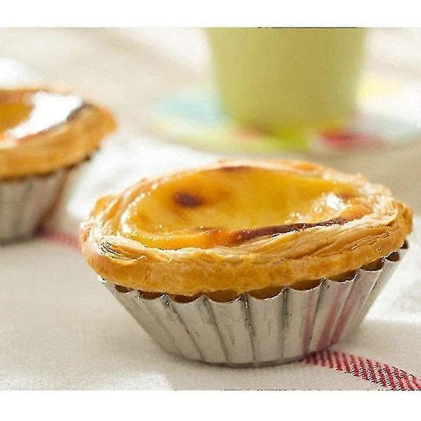100 aluminium bageforme til kager, muffins, tærter