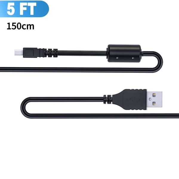 Mini 8-stifts USB-kabel för Nikon Coolpix, UC-E6 dataöverföring och laddning, 1,5 m, hållbar