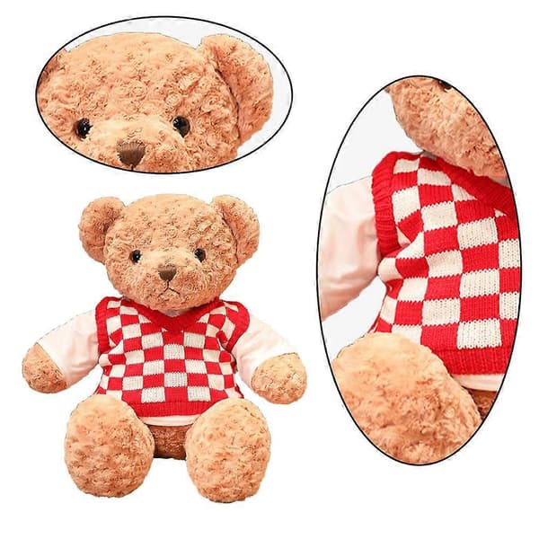 Sweater Bamse Plyslegetøj Kæledyr Dukke red