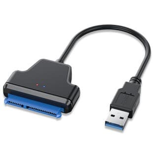 USB 3.0 til SATA-adapterkabel til 2,5 tommer ekstern harddisk, SATA til USB 3.0-konverter