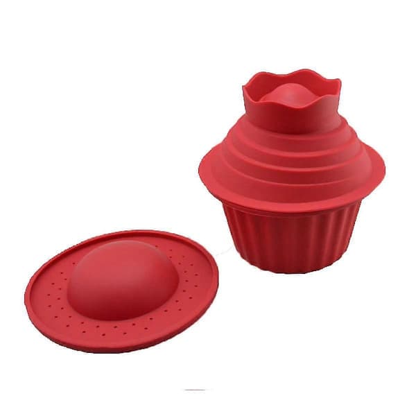 Gigantisk silikonmuffinsform for baking av store muffins