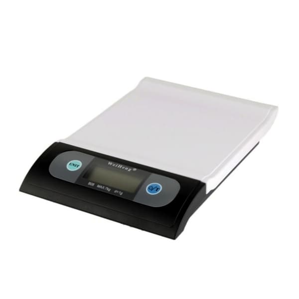 Køkkenvægt med LCD-display, 7 kg kapacitet, Aquaforge