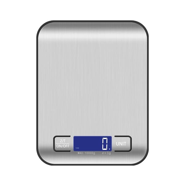 500g digital köksvåg med mätsked och LCD-display
