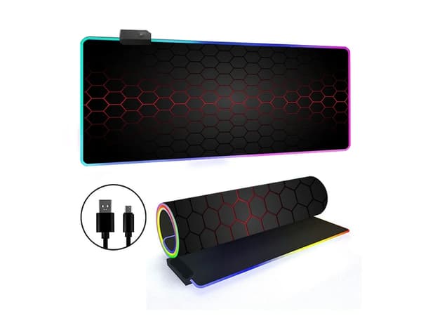 Musematte med 14 RGB-lysmoduser og sklisikker base (stil 14, 300*600*3 mm)