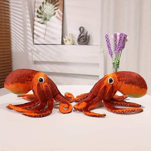 Simulerad bläckfisk bläckfiskdocka bläckfisk plyschleksak akvarium souvenir barnpresent
