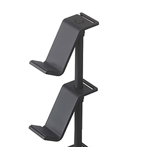 3-lags spilcontroller opbevaringsstativ hul hovedtelefon spil konsol controller holder stand arrangør til XBOX sort