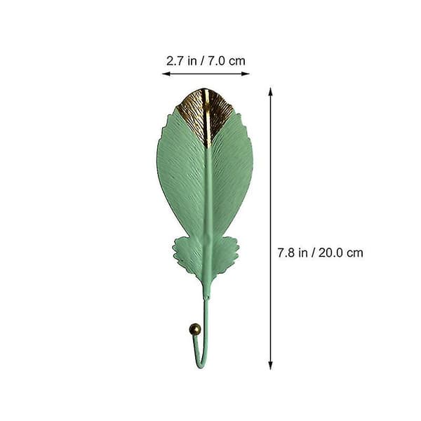 3 stk. bladformede kroge