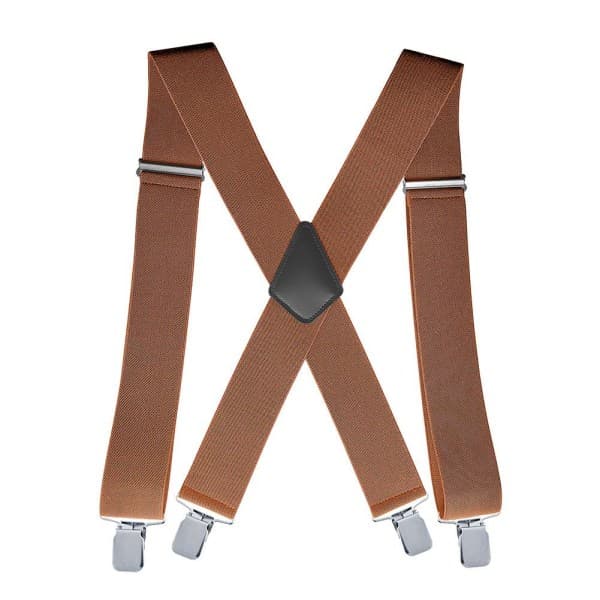 Svarta Justerbara Byxhängare Unisex Elastiska Blå One-Size