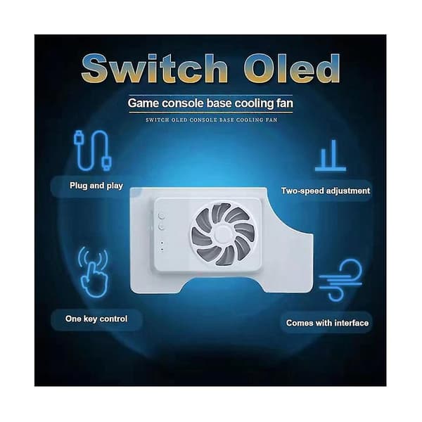 Spillekonsol køler til Gamepad Dockingstation Lydløs køleventilator
