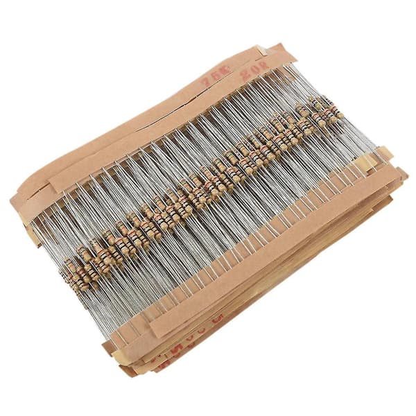 860 stk. 1 Ohm-1m Ohm 1/4w kulfilmsmodstande sortimentssæt 43